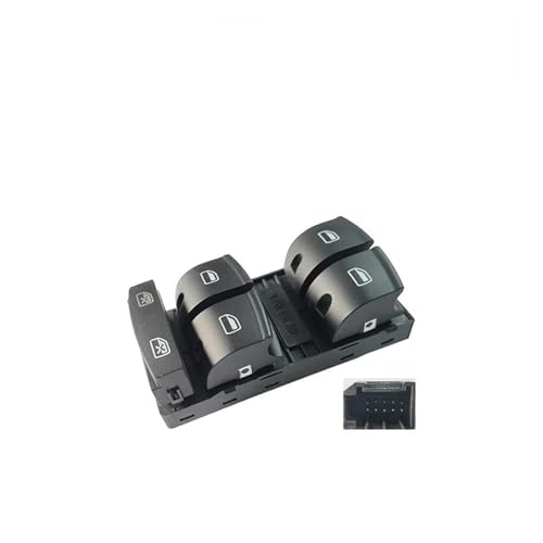 Auto Fensterschalter Master Fensterheberschalter für A3 8P1 8PA 2003-2014 für Q7 SUV 4L 2006 2007 2014 4F0959851F Fensterheber Taste von GFDJDF