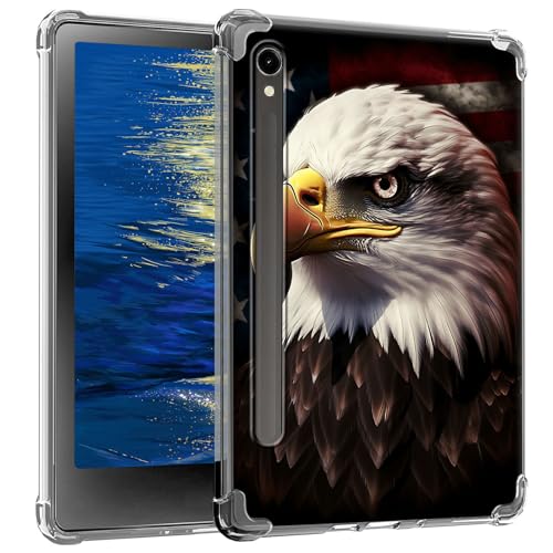 GFRGTFHYT Klare Hülle für Samsung Galaxy Tab S9 FE 10,9 Zoll Slim Leicht Weich TPU Transparent Silikon Back Cover Stoßfest Schutzhülle Tablet Hülle für Galaxy Tab S9 FE, Flagge Weißkopfseeadler GFRGTFHYT Klare Hülle für Samsung Galaxy Tab S9 FE 10,9 Zoll Slim Leicht Weich TPU Transparent Silikon Back Cover Stoßfest Schutzhülle Tablet Hülle für Galaxy Tab S9 FE, Flagge Weißkopfseeadler von GFRGTFHYT