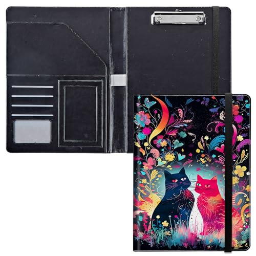 GFRGTFHYT Klemmbrett für Padfolio-Klemmbrett, Ordner, Portfolio, PU-Leder, Klemmbretter mit Aufbewahrungsabdeckung für Rechtsblockhalter, Briefgröße, A4, Schreibblock für Büro, Notizblock GFRGTFHYT Klemmbrett für Padfolio-Klemmbrett, Ordner, Portfolio, PU-Leder, Klemmbretter mit Aufbewahrungsabdeckung für Rechtsblockhalter, Briefgröße, A4, Schreibblock für Büro, Notizblock von GFRGTFHYT