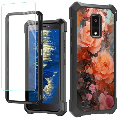 GFRGTFHYT Schutzhülle für Blu View 4 B135DL mit Displayschutzfolie, Hybrid-Schutzhülle, strapazierfähig, weiches TPU, stoßfest, Schutzhülle für BLu View 2 2023, Aquarell-Kunst-Blumen GFRGTFHYT Schutzhülle für Blu View 4 B135DL mit Displayschutzfolie, Hybrid-Schutzhülle, strapazierfähig, weiches TPU, stoßfest, Schutzhülle für BLu View 2 2023, Aquarell-Kunst-Blumen von GFRGTFHYT