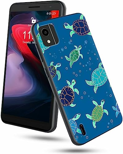GFRGTFHYT Schutzhülle für Nokia C110 N156DL, dünn, weich, TPU-Silikon, mit niedlichem Meeresschildkröte, stilvolles Design, für Damen, stoßfest, für Nokia C110 GFRGTFHYT Schutzhülle für Nokia C110 N156DL, dünn, weich, TPU-Silikon, mit niedlichem Meeresschildkröte, stilvolles Design, für Damen, stoßfest, für Nokia C110 von GFRGTFHYT