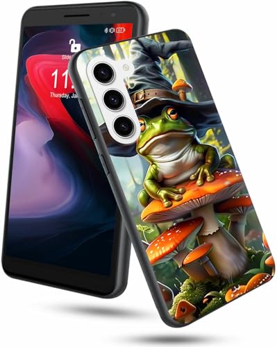 GFRGTFHYT Schutzhülle für Samsung Galaxy S25, 15,7 cm (6,2 Zoll), 2025, dünn, weich, Silikon, TPU, mit Pilzfrosch-Design, stoßfest, kratzfest, Schutzhülle für Samsung S25 5G von GFRGTFHYT