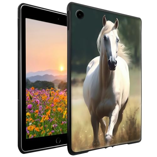 GFRGTFHYT Schutzhülle für Samsung Galaxy Tab A8 10,5 Zoll (26,7 cm) 2022, schlank, leicht, weiches TPU-Silikon, stoßfest, Schutzhülle für Galaxy Tab A8 10,5 Zoll (SM-X200/SM-X205/SM-X207), weißes von GFRGTFHYT