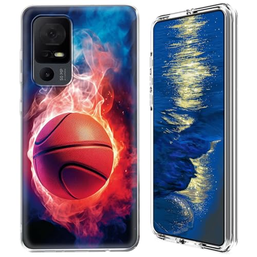 GFRGTFHYT Schutzhülle für TCL 40 XE 5G 2023 (16,7 cm (6,6 Zoll), Hybrid-Hülle, transparent, transparent, weiches Silikon, TPU, harte PC-Schutzhülle für TCL 40XE 5G 2023 (16,7 cm von GFRGTFHYT