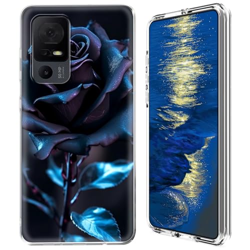 GFRGTFHYT Schutzhülle für TCL 40 XE 5G 2023 (16,7 cm (6,6 Zoll), transparent, Hybrid-Hülle, transparent, weiches Silikon, TPU, harte Polycarbonat-Schutzhülle für TCL 40XE 5G 2023 (16,7 cm von GFRGTFHYT