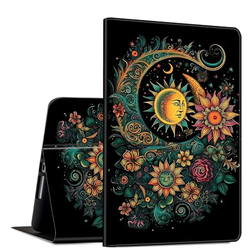 GFRGTFHYT Schutzhülle für iPad Air 13 Zoll M2 2024 für Damen und Herren, PU-Leder, schmal, leicht, Folio-Ständer, Multi-Winkel-Ständer, Smart-Shell, Hülle mit automatischer Wake-/Sleep-Funktion, Sonne von GFRGTFHYT