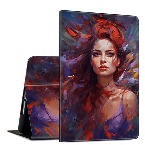 GFRGTFHYT Schutzhülle für iPad Air 27,9 cm (11 Zoll), M2 (2024) / Air 6. / 5. / 4. Generation (2024 / 2022 / 2020), PU-Leder, schmal, leicht, Multi-Winkel-Ständer, Smart-Cover mit automatischer Wake von GFRGTFHYT