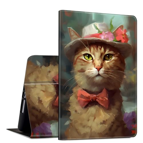 GFRGTFHYT Schutzhülle für iPad Pro 27,9 cm (11 Zoll), M4 2024 (5. Generation) für Damen und Herren, PU-Leder, schmal, leicht, Folio-Ständer, Multi-Winkel-Ständer, Smart-Schutz, mit automatischer Wake von GFRGTFHYT