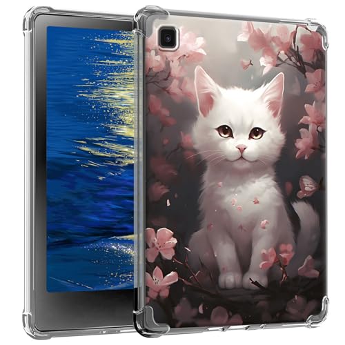 GFRGTFHYT Transparente Schutzhülle für Samsung Galaxy Tab A7 Lite 22,1 cm (8,7 Zoll) 2021 Tablet (SM-T227/T225/T220), dünn, leicht, weich, TPU, transparente Silikon-Rückseite, für Galaxy Tab A7 Lite von GFRGTFHYT
