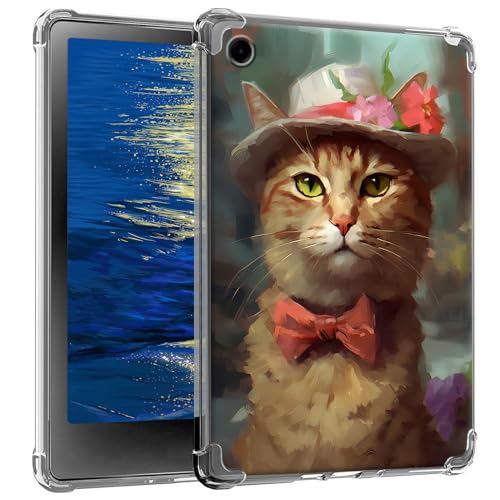 GFRGTFHYT Transparente Schutzhülle für Samsung Galaxy Tab A9 21,6 cm (8,7 Zoll) 2023, schlank, leicht, weiches TPU, transparent, Silikon, stoßfest, Schutzhülle für Tab A9 8,7 Zoll (SM-X110/X115/X117 von GFRGTFHYT