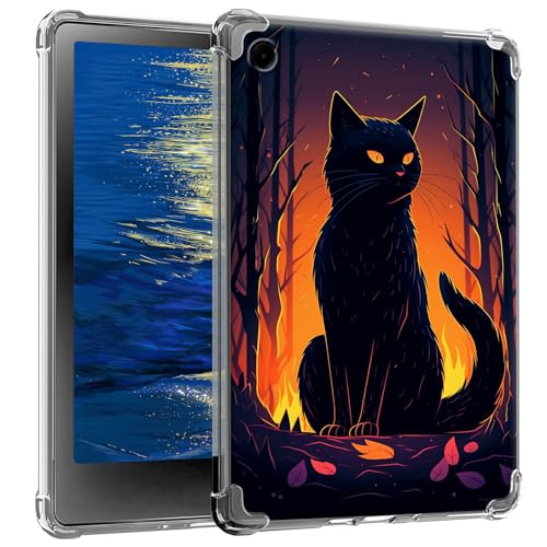 GFRGTFHYT Transparente Schutzhülle für Samsung Galaxy Tab A9 21,6 cm (8,7 Zoll) 2023, schlank, leicht, weiches TPU, transparent, Silikon, stoßfest, Schutzhülle für Tab A9 8,7 Zoll (SM-X110/X115/X117 von GFRGTFHYT