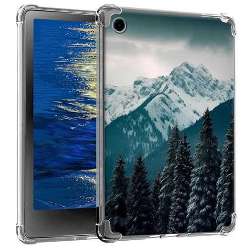 GFRGTFHYT Transparente Schutzhülle für Samsung Galaxy Tab A9 Plus 27,9 cm (11 Zoll) 2023, schlank, leicht, weich, TPU, transparent, Silikon, stoßfest, für Tab A9+ Tablet [SM-X210/X216/X218], Waldberg von GFRGTFHYT