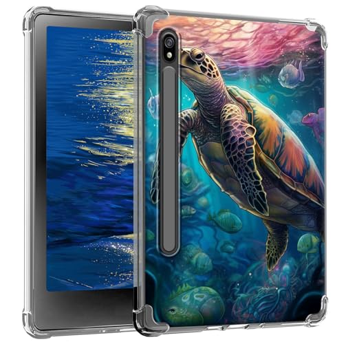 GFRGTFHYT Transparente Schutzhülle für Samsung Galaxy Tab S8 Plus 2022/S7 FE 2021/S7 Plus 2020, 31,5 cm (12,5 Zoll), schlank, leicht, weich, TPU, transparente Rückseite, für Galaxy Tab S7 FE 5G 2021 von GFRGTFHYT