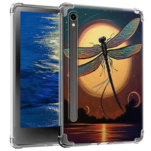GFRGTFHYT Transparente Schutzhülle für Samsung Galaxy Tab S9 27,9 cm (11 Zoll) 2023, schlank, leicht, weich, TPU, transparent, Silikon, Rückabdeckung, stoßfest, Schutzhülle für Galaxy Tab S9 11 Zoll von GFRGTFHYT