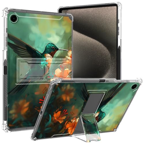 GFRGTFHYT Transparente Schutzhülle für iPad 9. / 8. / 7. Generation (2021/2020/2019) für iPad 10,2 Zoll (25,9 cm), mit Stifthalter und Ständer, transparent, dünn, weiche TPU-Hülle für iPad 10,2 Zoll von GFRGTFHYT