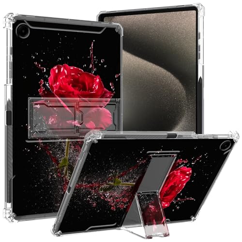 GFRGTFHYT Transparente Schutzhülle für iPad 9. / 8. / 7. Generation (2021/2020/2019) für iPad 10,2 Zoll (25,9 cm), mit Stifthalter und Ständer, transparent, schlank, weich, TPU, stoßfest, für iPad von GFRGTFHYT
