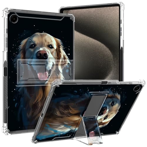 GFRGTFHYT Transparente Schutzhülle für iPad 9. / 8. / 7. Generation (2021/2020/2019) für iPad 10,2 Zoll (25,9 cm), mit Stifthalter und Ständer, transparent, schlank, weiche TPU-Hülle für iPad 10,2 von GFRGTFHYT