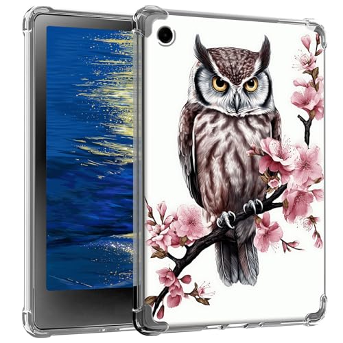 GFRGTFHYT Transparente Schutzhülle für iPad 9. / 8. / 7. Generation / iPad 10.2 2021/2020/2019, schlank, leicht, weiches TPU, transparent, Silikon, stoßfest, Schutzhülle für iPad 10,2 Zoll, Art Eule GFRGTFHYT Transparente Schutzhülle für iPad 9. / 8. / 7. Generation / iPad 10.2 2021/2020/2019, schlank, leicht, weiches TPU, transparent, Silikon, stoßfest, Schutzhülle für iPad 10,2 Zoll, Art Eule von GFRGTFHYT