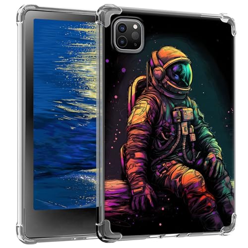 GFRGTFHYT Transparente Schutzhülle für iPad Pro 12,9 Zoll 2022/2021/2020 (6. / 5. / 4. Generation), schlank, leicht, weiches TPU, transparent, Silikon, stoßfest, Schutzhülle für iPad Pro 12,9, Space von GFRGTFHYT