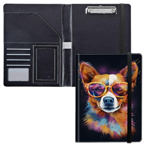 GFRGTFHYT for Padfolio, Klemmbrett, Ordner, Portfolio für Männer und Frauen, PU-Leder-Klemmbretter mit Aufbewahrungsabdeckung für Rechtsblockhalter, Briefgröße, A4, Schreibblock für Büro, Notizblock GFRGTFHYT for Padfolio, Klemmbrett, Ordner, Portfolio für Männer und Frauen, PU-Leder-Klemmbretter mit Aufbewahrungsabdeckung für Rechtsblockhalter, Briefgröße, A4, Schreibblock für Büro, Notizblock von GFRGTFHYT