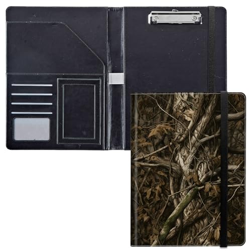 Klemmbrett für Padfolio, für Damen und Herren, PU-Leder-Klemmbretter mit Aufbewahrungsabdeckung für Rechtsblockhalter, Briefgröße, A4, Schreibblock für Büro, Notizblock, Klemmbretter, verwelkter Baum Klemmbrett für Padfolio, für Damen und Herren, PU-Leder-Klemmbretter mit Aufbewahrungsabdeckung für Rechtsblockhalter, Briefgröße, A4, Schreibblock für Büro, Notizblock, Klemmbretter, verwelkter Baum von GFRGTFHYT