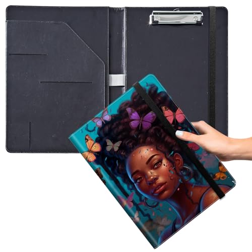 Klemmbrett für Padfolio, mit Visitenkartenhalter, Aufbewahrung, Klemmbrett mit Abdeckung für Rechtsblockhalter, Briefgröße, A4, Schreibblock für Schule, Büro, Klemmbretter, Schmetterlinge Klemmbrett für Padfolio, mit Visitenkartenhalter, Aufbewahrung, Klemmbrett mit Abdeckung für Rechtsblockhalter, Briefgröße, A4, Schreibblock für Schule, Büro, Klemmbretter, Schmetterlinge von GFRGTFHYT