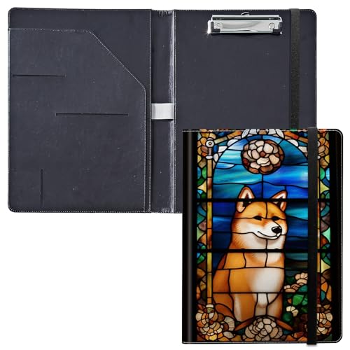 Klemmbrett für Padfolio, mit Visitenkartenhalter, Aufbewahrung, Klemmbrett mit Abdeckung für Rechtsblockhalter, Briefgröße, A4, Schreibblock für Schule, Büro, Konferenz-Klemmbretter, niedlicher Hund Klemmbrett für Padfolio, mit Visitenkartenhalter, Aufbewahrung, Klemmbrett mit Abdeckung für Rechtsblockhalter, Briefgröße, A4, Schreibblock für Schule, Büro, Konferenz-Klemmbretter, niedlicher Hund von GFRGTFHYT