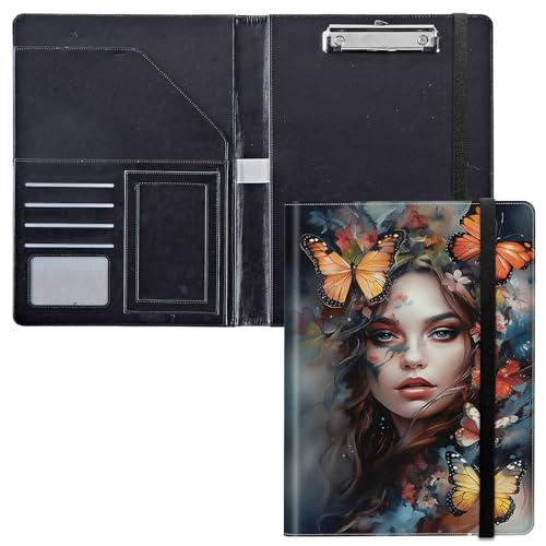 Klemmbrett für Padfolio-Klemmbrett, Ordner, Portfolio, PU-Leder, Klemmbretter mit Aufbewahrungsabdeckung für Rechtsblockhalter, Briefgröße, A4, Schreibblock für Büro, Notizblock, Klemmbretter Klemmbrett für Padfolio-Klemmbrett, Ordner, Portfolio, PU-Leder, Klemmbretter mit Aufbewahrungsabdeckung für Rechtsblockhalter, Briefgröße, A4, Schreibblock für Büro, Notizblock, Klemmbretter von GFRGTFHYT