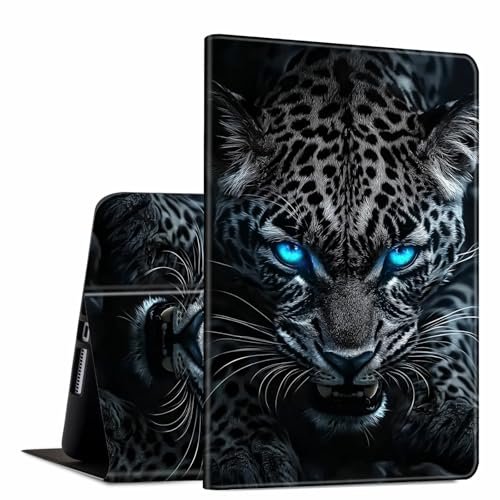 Schutzhülle für Amazon Fire HD 10 und 10 Plus Tablet (13. / 11. Generation, Version 2023/2021), 25,7 cm (10,1 Zoll), schlankes PU-Leder, verstellbare Multi-Winkel-Smart-Shell-Hülle mit automatischer von GFRGTFHYT