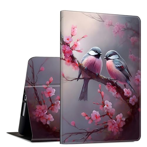 iPad 10. Generation 10,9 Zoll 2022, PU-Leder, schlank, leicht, mehrere Winkel, Ständer, Smart-Cover mit automatischer Wake/Sleep-Funktion für iPad 10,9 Zoll 2022 Tablet, Elster Vögel Pflaumenblüten iPad 10. Generation 10,9 Zoll 2022, PU-Leder, schlank, leicht, mehrere Winkel, Ständer, Smart-Cover mit automatischer Wake/Sleep-Funktion für iPad 10,9 Zoll 2022 Tablet, Elster Vögel Pflaumenblüten von GFRGTFHYT