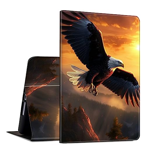 iPad 10. Generation 10,9 Zoll 2022, PU-Leder, schlank, leicht, mehrere Winkel, Ständer, Smart-Cover mit automatischer Wake/Sleep-Funktion für iPad 10,9 Zoll 2022 Tablet, Weißkopfseeadler iPad 10. Generation 10,9 Zoll 2022, PU-Leder, schlank, leicht, mehrere Winkel, Ständer, Smart-Cover mit automatischer Wake/Sleep-Funktion für iPad 10,9 Zoll 2022 Tablet, Weißkopfseeadler von GFRGTFHYT