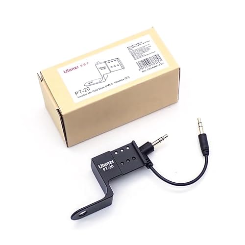 Ulanzi PT-20 für Insta360 X3 / ONE X2 unsichtbares Mikrofon Cold Shoe für RODE Wireless GO Mikrofonhalter von GFTVRCE