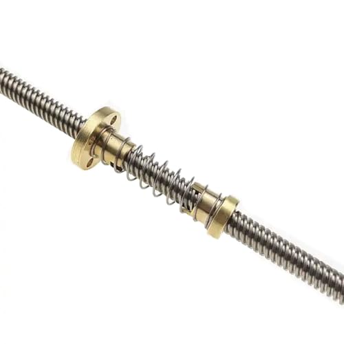 Drucker-Leitspindel, 1 Stück 3D-Drucker T8 Edelstahl-Schraubensteigung 2 mm Steigung 4 mm Länge 100 mm-1000 mm mit Spielmutter(850 mm)(600mm) von GGFFJ