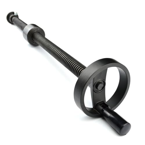 Drucker-Leitspindel, T16 T18 Trapez-Leitspindelsatz mit 100 mm/125 mm Handrad, 220 mm 250 280 300 350 mm T-Schraube, Handantriebs-Leitspindel, 1 Satz (Farbe: T18 x 220 mm (mit 100 mm Handrad))(T18x280 von GGFFJ