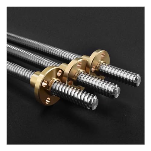 Drucker-Leitspindel, T8-Leitspindel, Außendurchmesser 8 mm, Steigung 4 mm/2 mm/8 mm, Steigung 2 mm, Länge 200 mm, 250 mm, 300 mm, 350 mm, 400 mm, 450 mm, 500 mm, mit Mutter for RepRap 3D-Teile, 1 Stüc Drucker-Leitspindel, T8-Leitspindel, Außendurchmesser 8 mm, Steigung 4 mm/2 mm/8 mm, Steigung 2 mm, Länge 200 mm, 250 mm, 300 mm, 350 mm, 400 mm, 450 mm, 500 mm, mit Mutter for RepRap 3D-Teile, 1 Stüc von GGFFJ