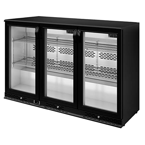 GGM Gastro | BGI330 | Barkühlschrank - 1350mm - 330 Liter - mit 3 Glasflügeltüren - Schwarz GGM Gastro | BGI330 | Barkühlschrank - 1350mm - 330 Liter - mit 3 Glasflügeltüren - Schwarz von GGM Gastro
