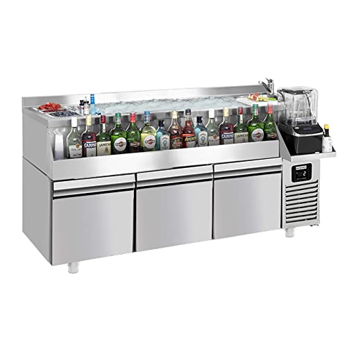 GGM Gastro | BGKF235#3#SBBGKF11 | Bar- & Getränkekühltisch - 1600x600mm - 235 Liter - mit 3 Schubladen & Ablagen GGM Gastro | BGKF235#3#SBBGKF11 | Bar- & Getränkekühltisch - 1600x600mm - 235 Liter - mit 3 Schubladen & Ablagen von GGM Gastro