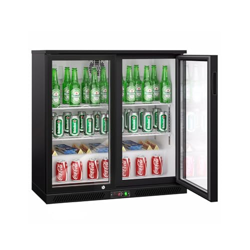 GGM Gastro | BKTG2S | Barkühlschrank - 900mm - 220 Liter - mit 2 Glasflügeltüren - Schwarz GGM Gastro | BKTG2S | Barkühlschrank - 900mm - 220 Liter - mit 2 Glasflügeltüren - Schwarz von GGM Gastro
