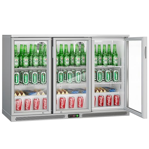 GGM Gastro | BKTG320E | Barkühlschrank - 1330mm - 320 Liter - mit 3 Glasflügeltüren - Grau GGM Gastro | BKTG320E | Barkühlschrank - 1330mm - 320 Liter - mit 3 Glasflügeltüren - Grau von GGM Gastro