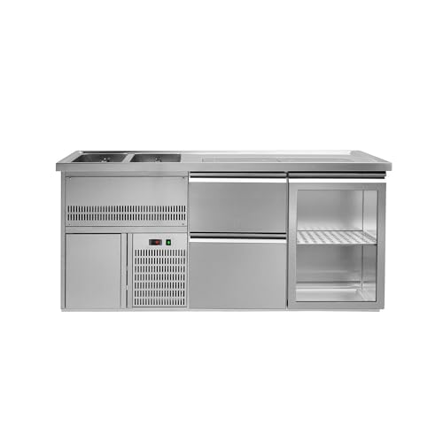 GGM Gastro | BLA207#GTA#SBA2535 | Biertheke Premium PLUS - 1950x700mm - 1 Glastür & 2 Schubladen GGM Gastro | BLA207#GTA#SBA2535 | Biertheke Premium PLUS - 1950x700mm - 1 Glastür & 2 Schubladen von GGM Gastro