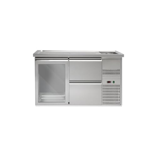 GGM Gastro | BRA157#GTA#SBA1212 | Biertheke Premium PLUS - 1550x700mm - 1 Glastür & 2 Schubladen GGM Gastro | BRA157#GTA#SBA1212 | Biertheke Premium PLUS - 1550x700mm - 1 Glastür & 2 Schubladen von GGM Gastro