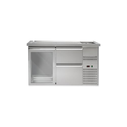 GGM Gastro | BRA157#GTA#SBA2535 | Biertheke Premium PLUS - 1550x700mm - 1 Glastür & 2 Schubladen GGM Gastro | BRA157#GTA#SBA2535 | Biertheke Premium PLUS - 1550x700mm - 1 Glastür & 2 Schubladen von GGM Gastro