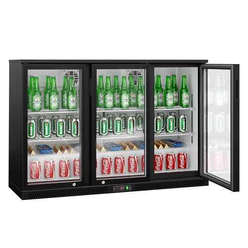 GGM Gastro | BKTG3S | Barkühlschrank - 1330mm - 320 Liter - mit 3 Glasflügeltüren - Schwarz GGM Gastro | BKTG3S | Barkühlschrank - 1330mm - 320 Liter - mit 3 Glasflügeltüren - Schwarz von GGM Gastro