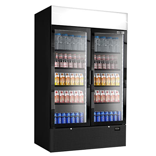GGM Gastro | GK1200US | Getränkekühlschrank - 1200 Liter - rahmenloses Design - mit 2 Glastüren & Werbedisplay GGM Gastro | GK1200US | Getränkekühlschrank - 1200 Liter - rahmenloses Design - mit 2 Glastüren & Werbedisplay von GGM Gastro