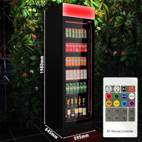 GGM Gastro | GK374USLED | Getränkekühlschrank - 345 Liter - rahmenloses Design - mit 1 Glastür & farbigem LED-Licht GGM Gastro | GK374USLED | Getränkekühlschrank - 345 Liter - rahmenloses Design - mit 1 Glastür & farbigem LED-Licht von GGM Gastro