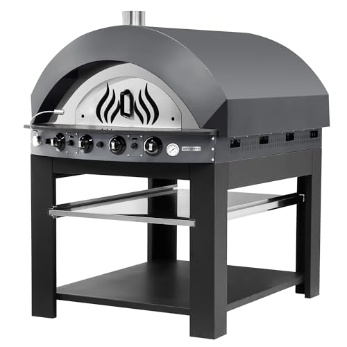 GGM Gastro | GPOE150A#UGE15 | Gas Pizzaofen - Anthrazit - 9x 25cm - Manuell - inkl. Untergestell GGM Gastro | GPOE150A#UGE15 | Gas Pizzaofen - Anthrazit - 9x 25cm - Manuell - inkl. Untergestell von GGM Gastro