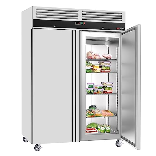 GGM Gastro | KS1200ND | Kühlschrank Edelstahl ECO - 1200 Liter - mit 2 Türen GGM Gastro | KS1200ND | Kühlschrank Edelstahl ECO - 1200 Liter - mit 2 Türen von GGM Gastro