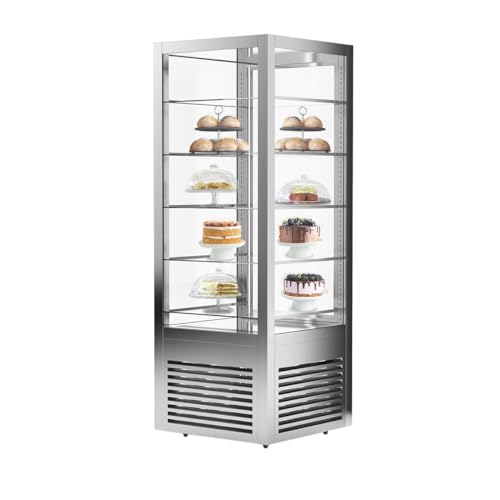 GGM Gastro | PVH550E3N | Panoramavitrine - 440 Liter - 670mm - 5 Ablagen - Silber GGM Gastro | PVH550E3N | Panoramavitrine - 440 Liter - 670mm - 5 Ablagen - Silber von GGM Gastro