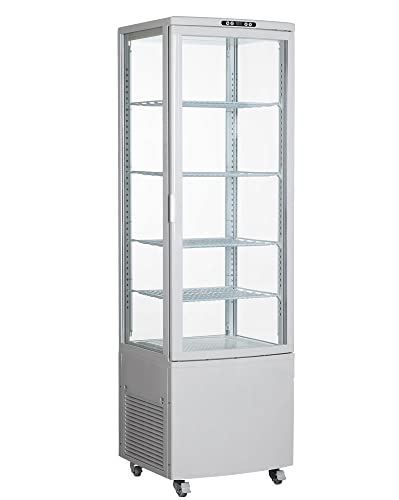 GGM Gastro | PVNR235N | Panoramavitrine - 235 Liter - 510mm - 4 Ablagen - Weiß GGM Gastro | PVNR235N | Panoramavitrine - 235 Liter - 510mm - 4 Ablagen - Weiß von GGM Gastro
