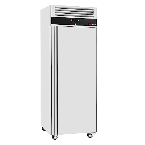 GGM Gastro Premium Kühlschrank ECO - 600 Liter - für 7x GN 1/4 - ECO-Design - LED-Licht - Edelstahl - 60 mm Isolierung - Digitales Thermostat - Abtaufunktion - KS600ND von GGM Gastro